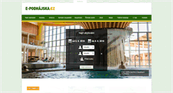 Desktop Screenshot of e-podhajska.cz